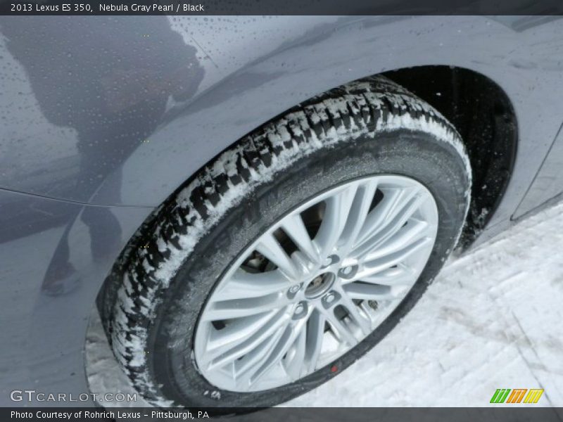 Nebula Gray Pearl / Black 2013 Lexus ES 350