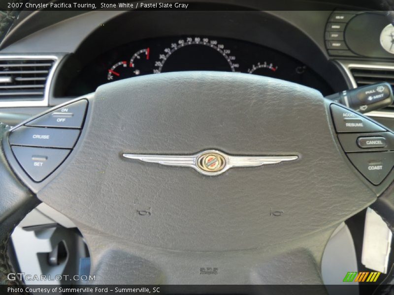 Stone White / Pastel Slate Gray 2007 Chrysler Pacifica Touring
