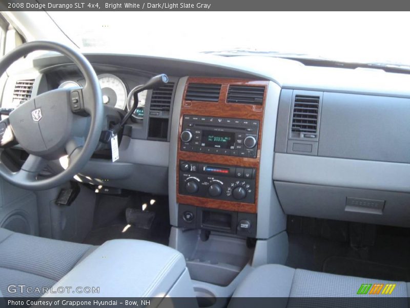Bright White / Dark/Light Slate Gray 2008 Dodge Durango SLT 4x4