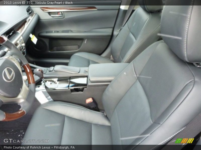 Nebula Gray Pearl / Black 2013 Lexus ES 350