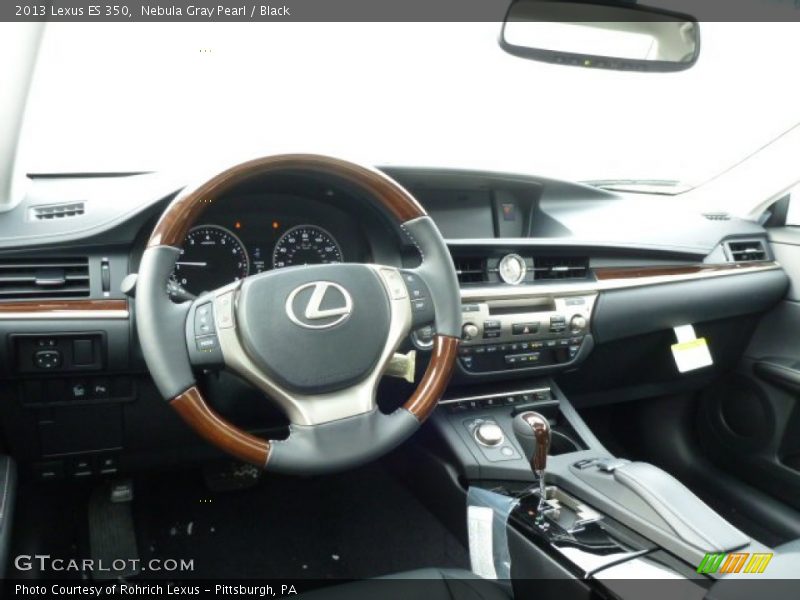Nebula Gray Pearl / Black 2013 Lexus ES 350
