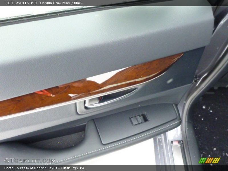 Nebula Gray Pearl / Black 2013 Lexus ES 350