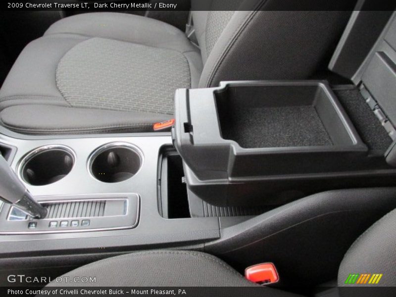 Dark Cherry Metallic / Ebony 2009 Chevrolet Traverse LT
