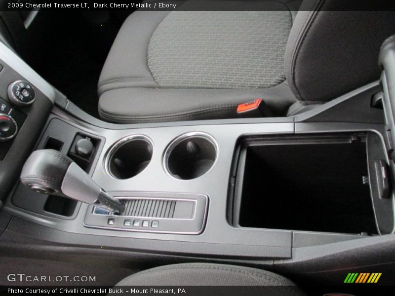 Dark Cherry Metallic / Ebony 2009 Chevrolet Traverse LT