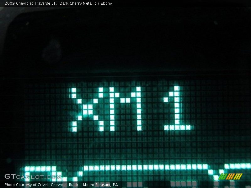 Dark Cherry Metallic / Ebony 2009 Chevrolet Traverse LT