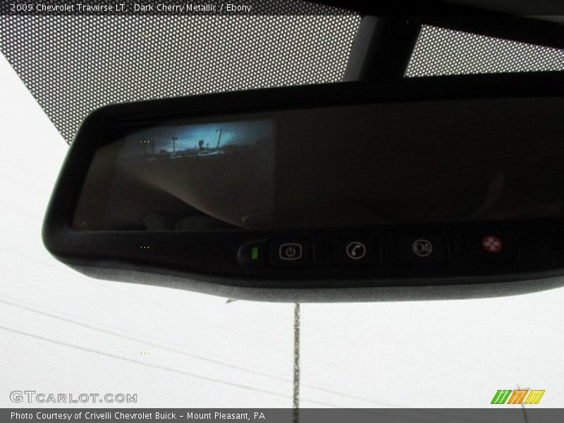 Dark Cherry Metallic / Ebony 2009 Chevrolet Traverse LT
