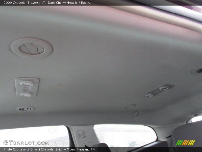 Dark Cherry Metallic / Ebony 2009 Chevrolet Traverse LT