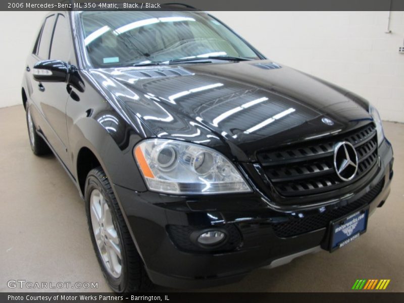 Black / Black 2006 Mercedes-Benz ML 350 4Matic