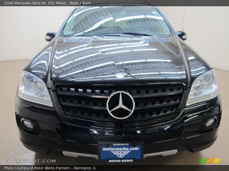 Black / Black 2006 Mercedes-Benz ML 350 4Matic