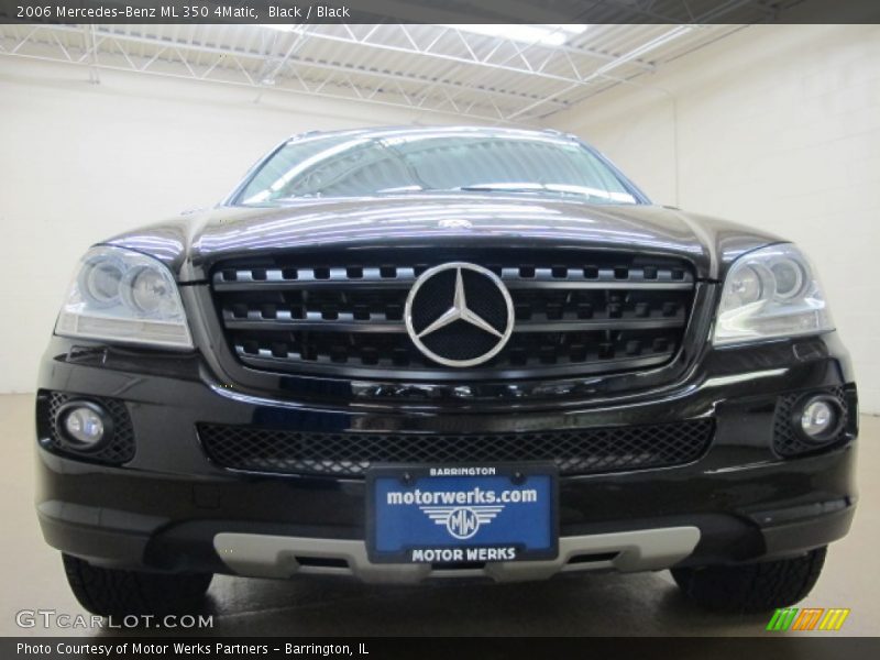 Black / Black 2006 Mercedes-Benz ML 350 4Matic