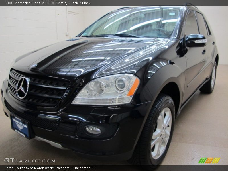 Black / Black 2006 Mercedes-Benz ML 350 4Matic