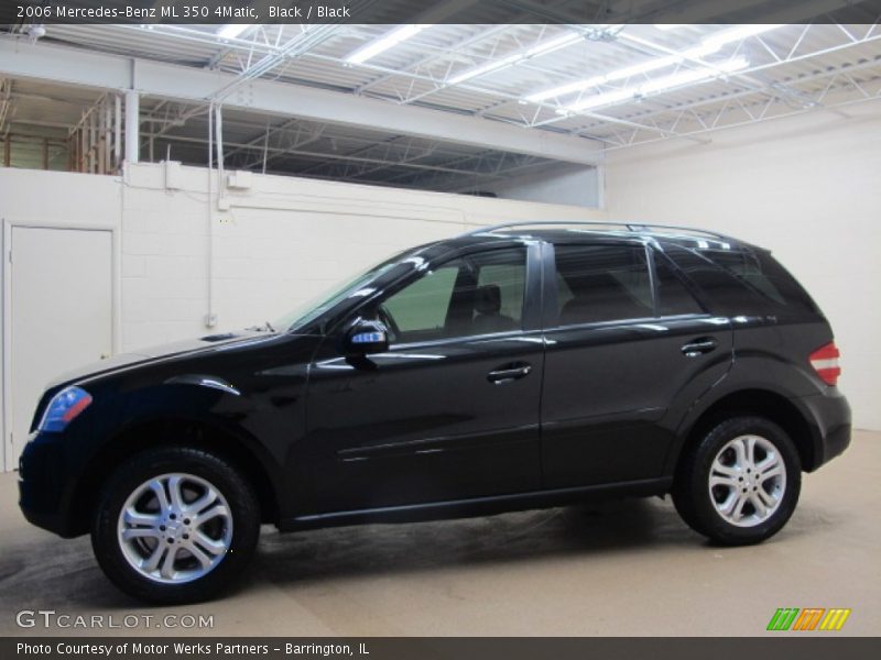 Black / Black 2006 Mercedes-Benz ML 350 4Matic