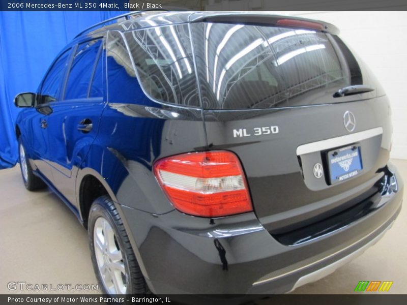Black / Black 2006 Mercedes-Benz ML 350 4Matic