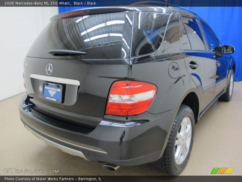 Black / Black 2006 Mercedes-Benz ML 350 4Matic