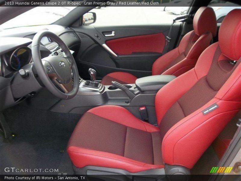  2013 Genesis Coupe 2.0T R-Spec Red Leather/Red Cloth Interior
