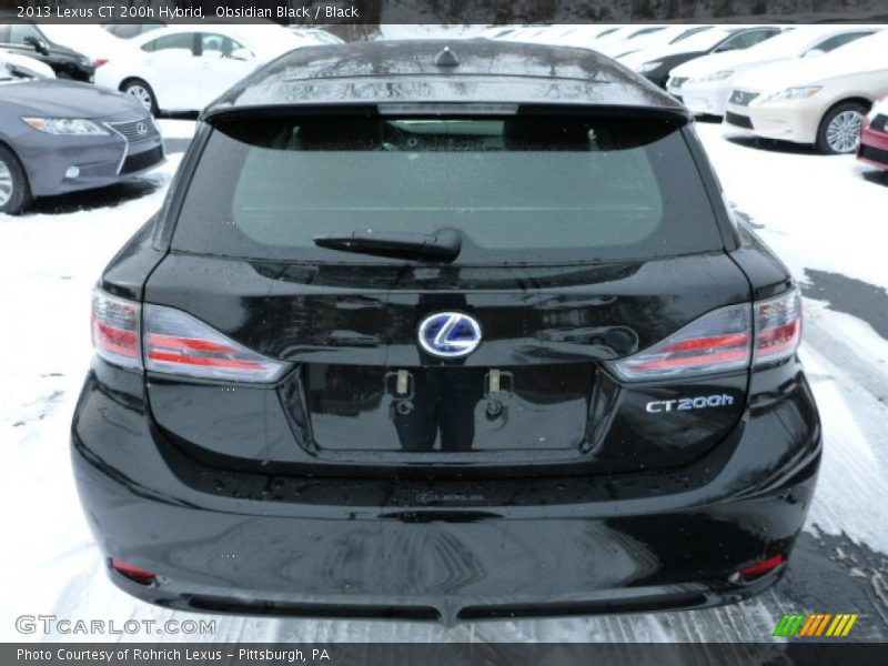 Obsidian Black / Black 2013 Lexus CT 200h Hybrid