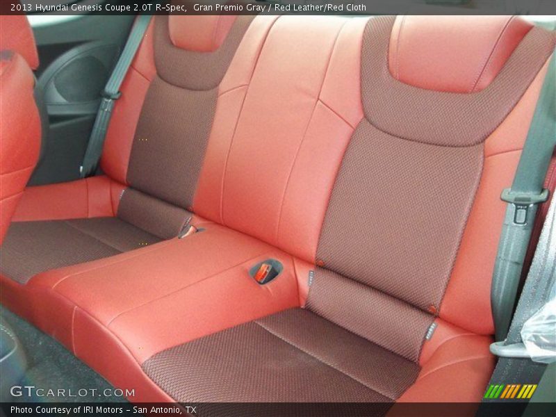 Rear Seat of 2013 Genesis Coupe 2.0T R-Spec