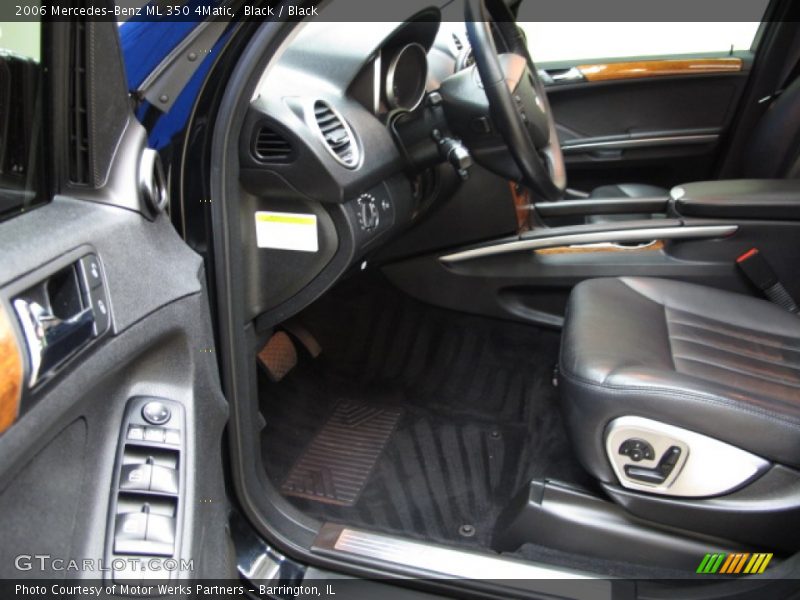 Black / Black 2006 Mercedes-Benz ML 350 4Matic