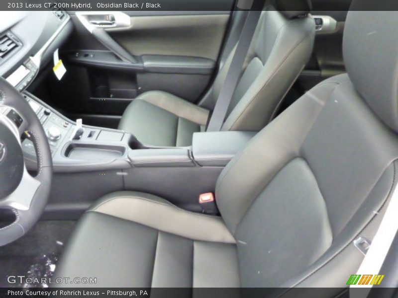  2013 CT 200h Hybrid Black Interior