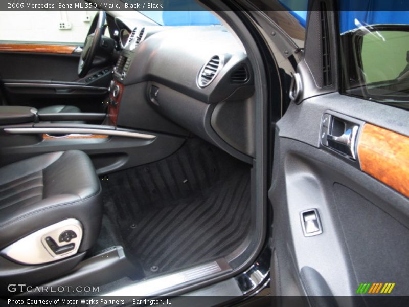 Black / Black 2006 Mercedes-Benz ML 350 4Matic
