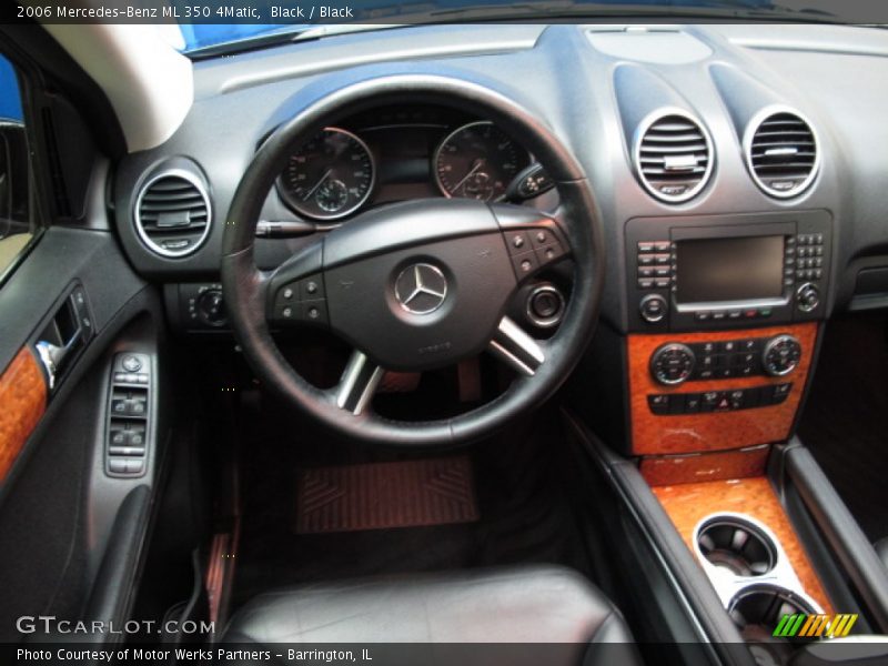 Black / Black 2006 Mercedes-Benz ML 350 4Matic
