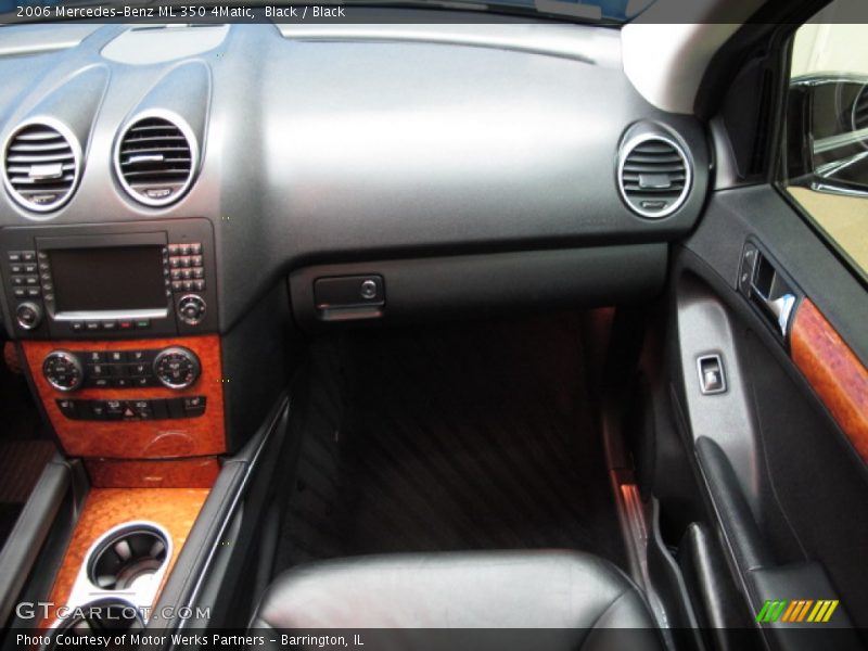 Black / Black 2006 Mercedes-Benz ML 350 4Matic