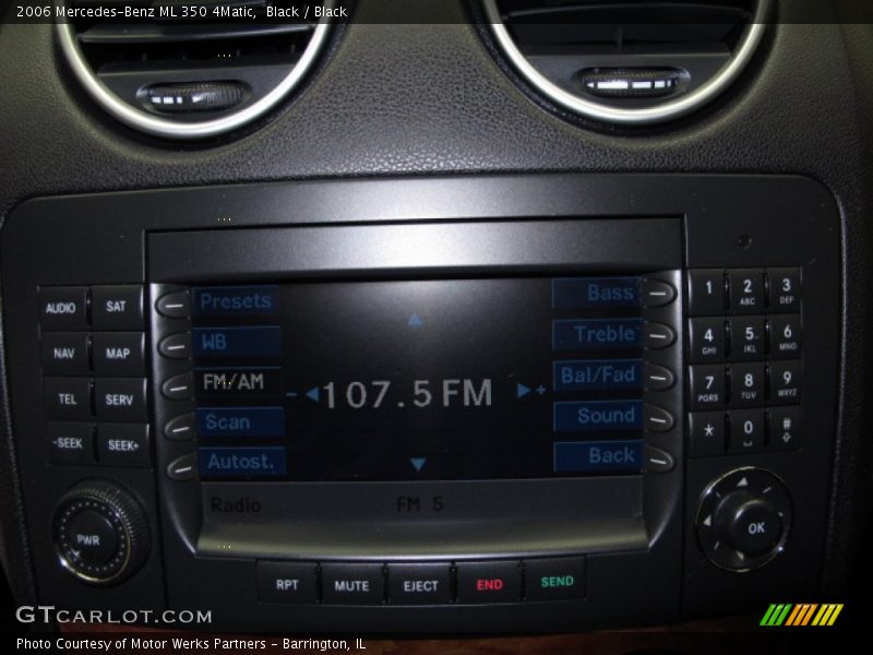 Black / Black 2006 Mercedes-Benz ML 350 4Matic