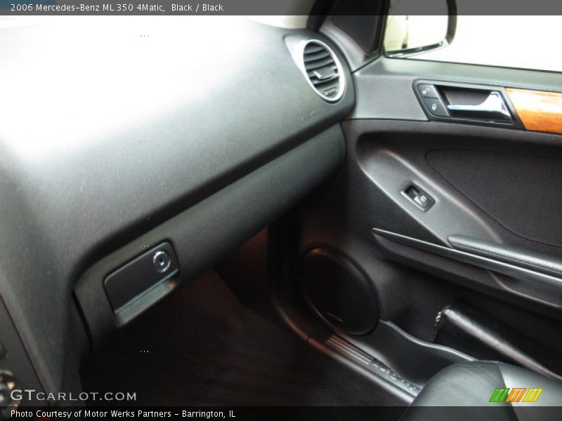 Black / Black 2006 Mercedes-Benz ML 350 4Matic