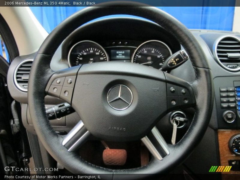 Black / Black 2006 Mercedes-Benz ML 350 4Matic