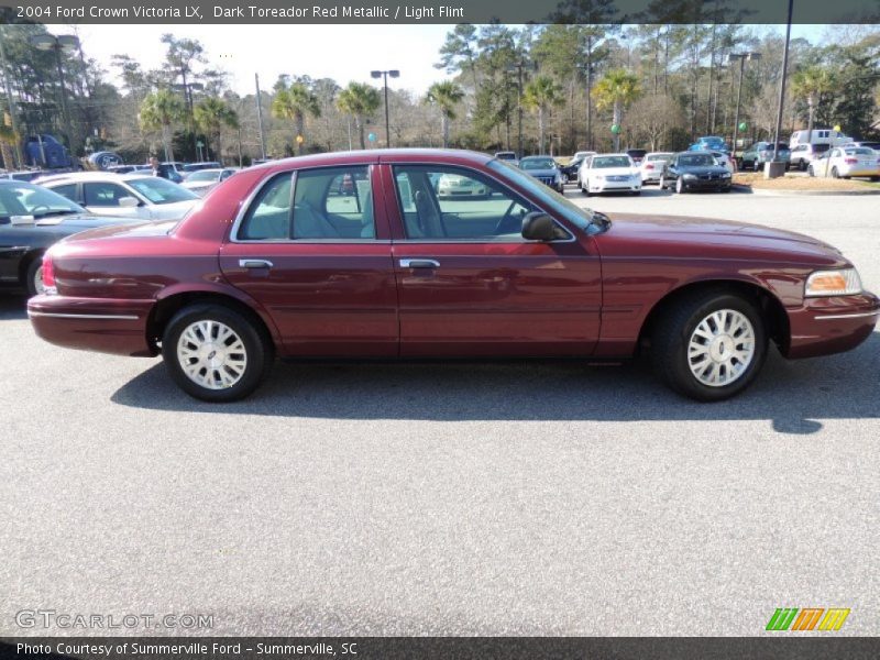 Dark Toreador Red Metallic / Light Flint 2004 Ford Crown Victoria LX