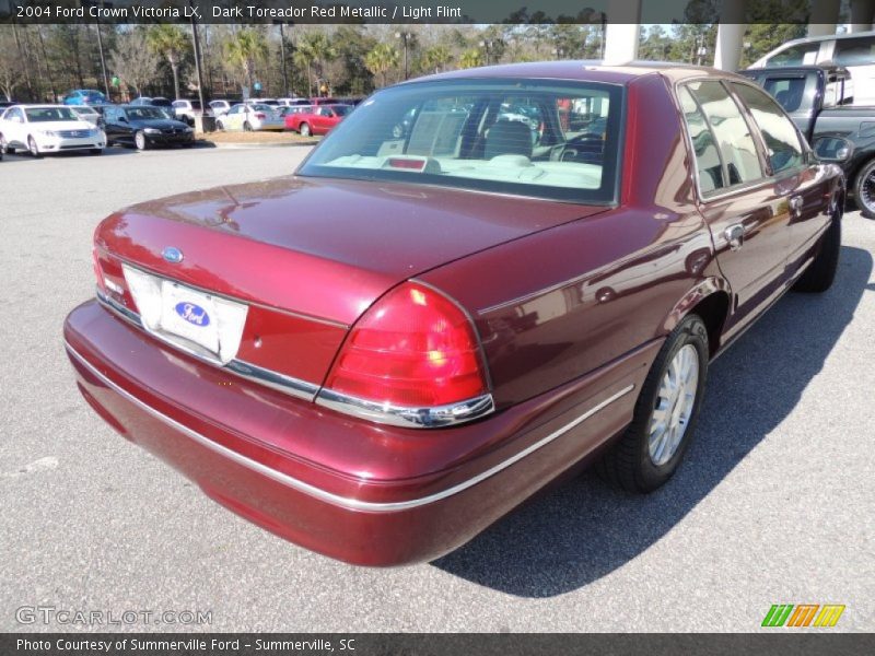 Dark Toreador Red Metallic / Light Flint 2004 Ford Crown Victoria LX
