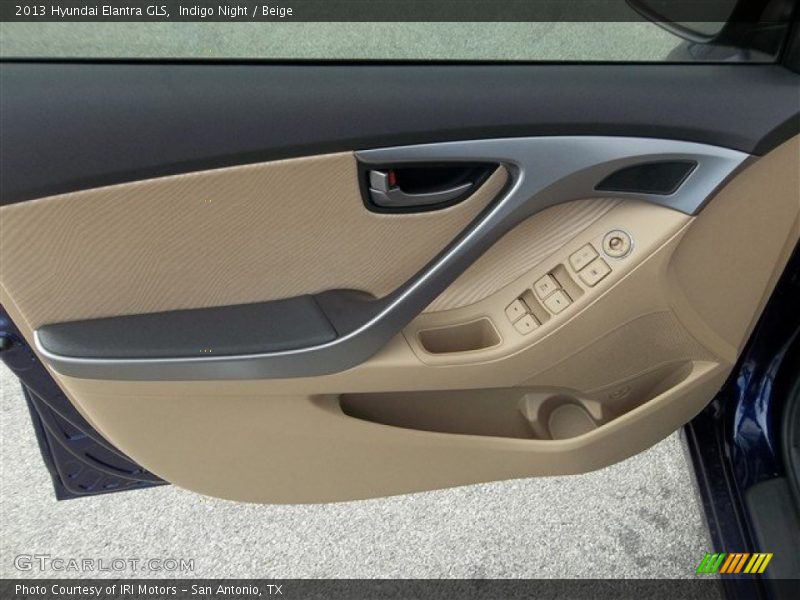 Indigo Night / Beige 2013 Hyundai Elantra GLS