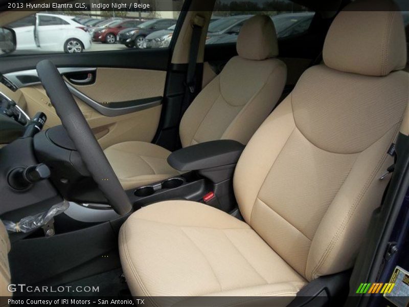 Indigo Night / Beige 2013 Hyundai Elantra GLS