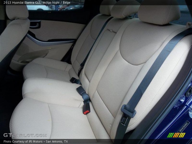 Indigo Night / Beige 2013 Hyundai Elantra GLS