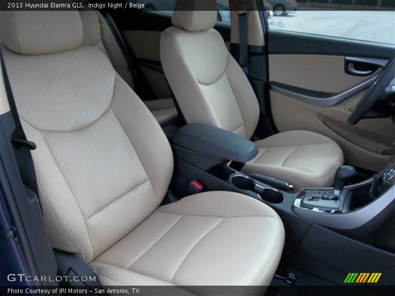 Indigo Night / Beige 2013 Hyundai Elantra GLS