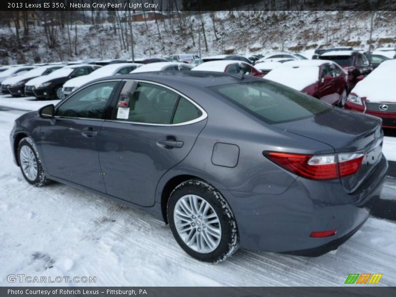 Nebula Gray Pearl / Light Gray 2013 Lexus ES 350