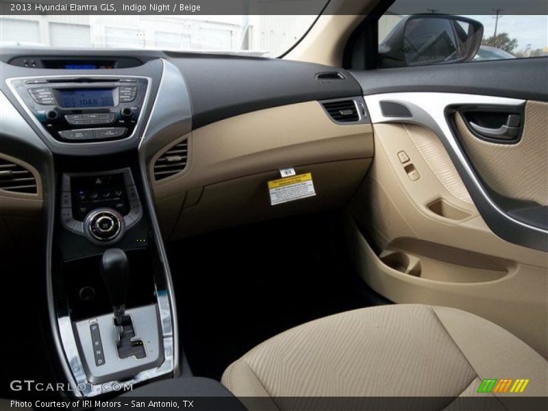Indigo Night / Beige 2013 Hyundai Elantra GLS