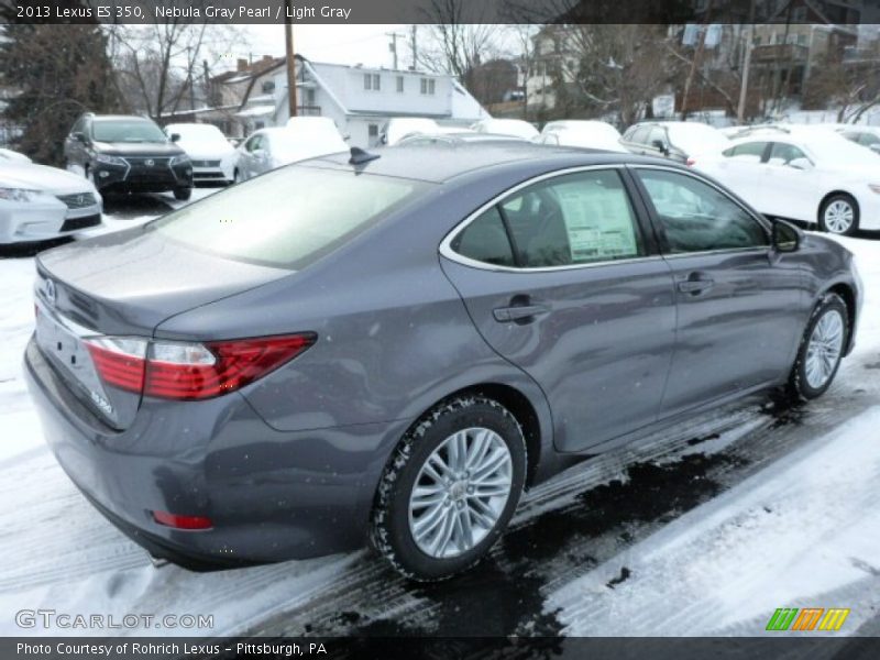 Nebula Gray Pearl / Light Gray 2013 Lexus ES 350