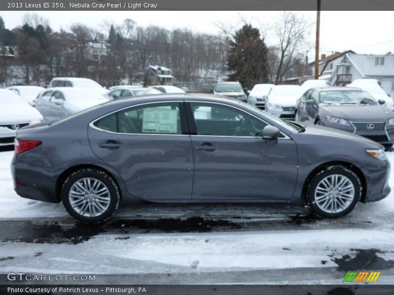 Nebula Gray Pearl / Light Gray 2013 Lexus ES 350