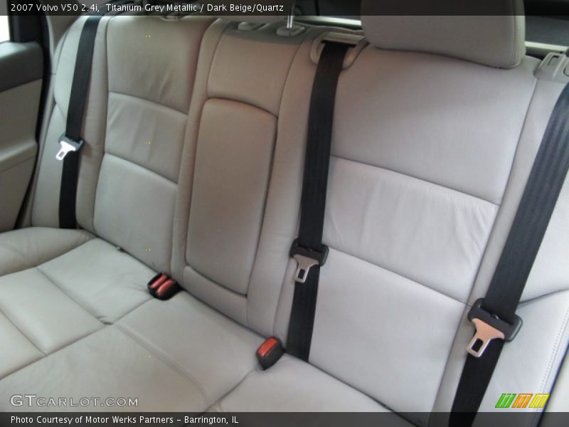 Titanium Grey Metallic / Dark Beige/Quartz 2007 Volvo V50 2.4i