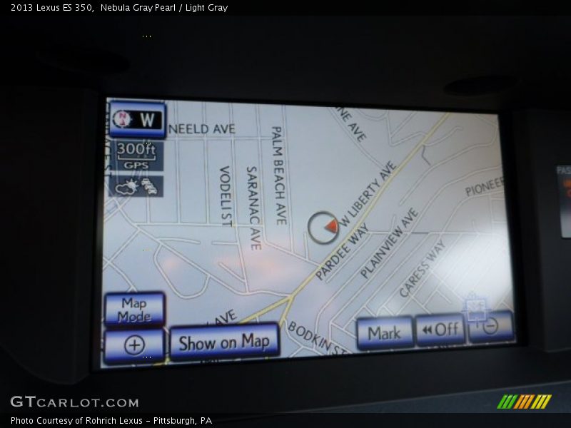 Nebula Gray Pearl / Light Gray 2013 Lexus ES 350