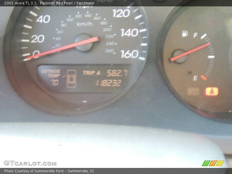 Redondo Red Pearl / Parchment 2003 Acura TL 3.2
