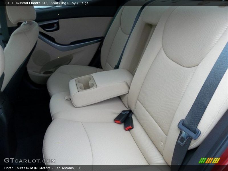 Sparkling Ruby / Beige 2013 Hyundai Elantra GLS