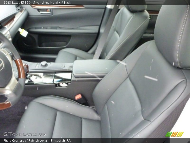 Silver Lining Metallic / Black 2013 Lexus ES 350