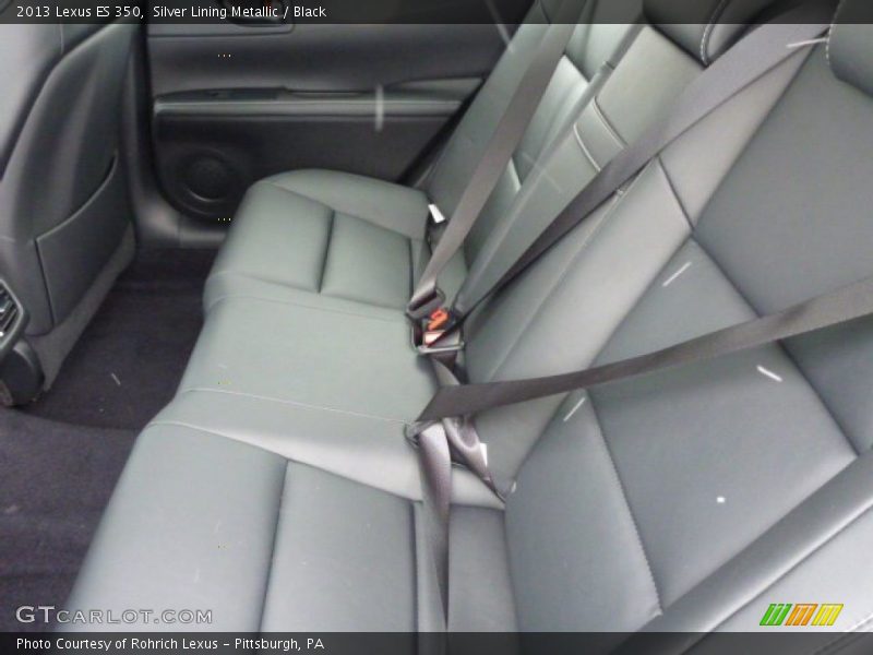 Silver Lining Metallic / Black 2013 Lexus ES 350