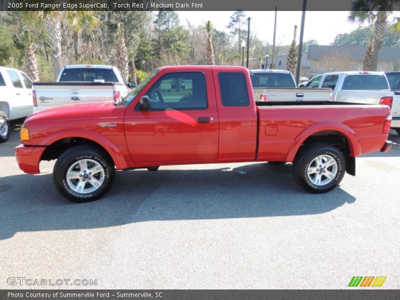 Torch Red / Medium Dark Flint 2005 Ford Ranger Edge SuperCab