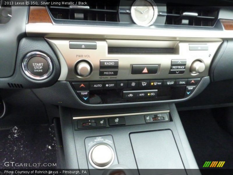 Silver Lining Metallic / Black 2013 Lexus ES 350