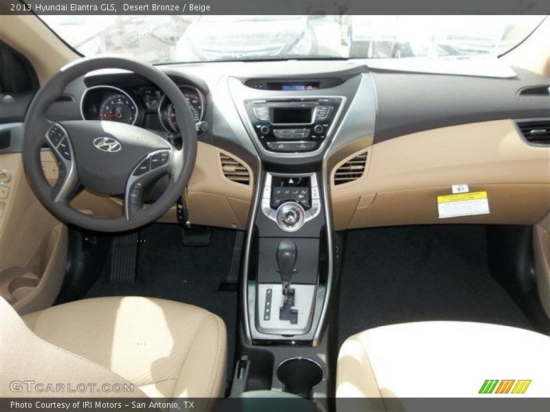 Desert Bronze / Beige 2013 Hyundai Elantra GLS