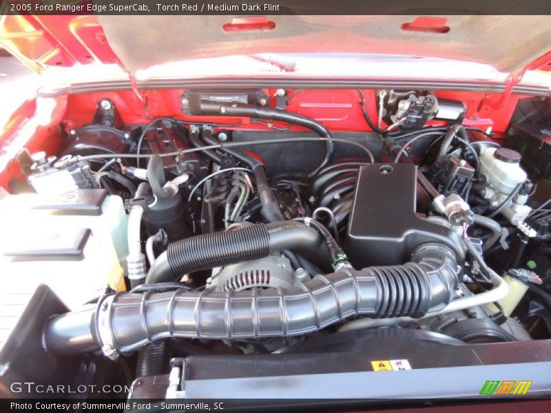 Torch Red / Medium Dark Flint 2005 Ford Ranger Edge SuperCab
