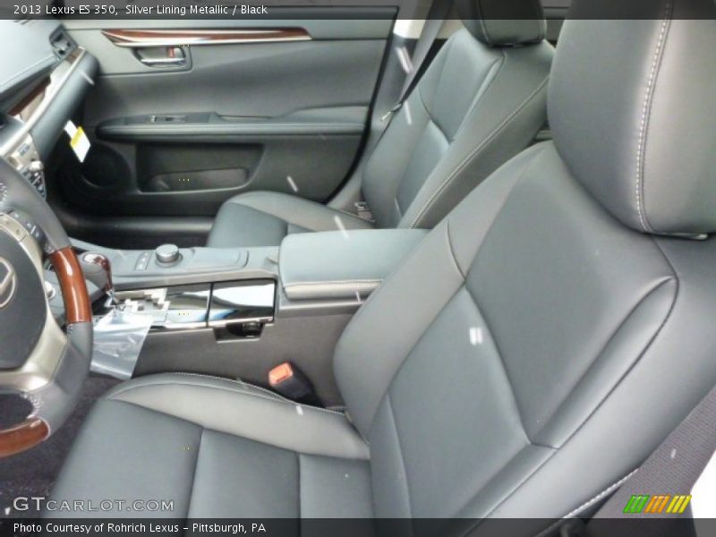 Silver Lining Metallic / Black 2013 Lexus ES 350